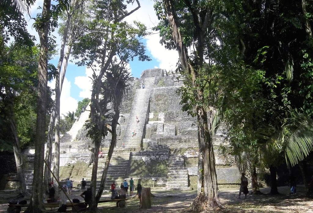 The High Temple--the tallest structure at this site at 33 meters (about 108 feet).