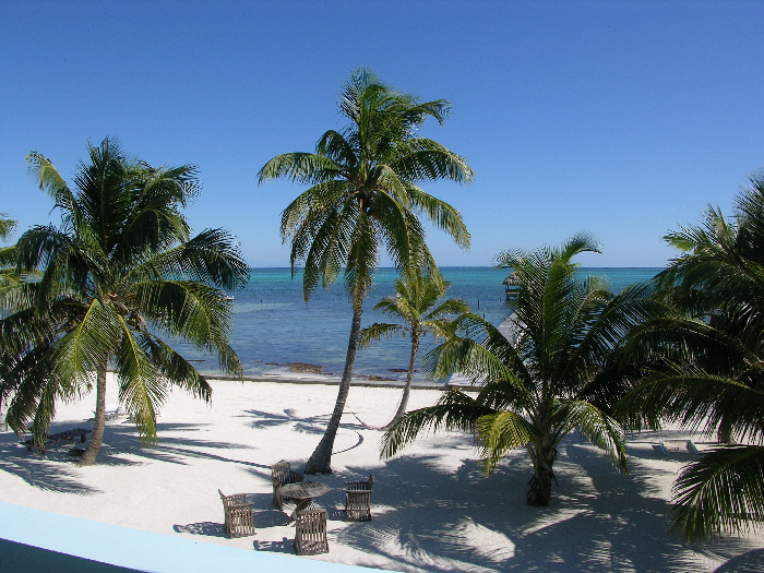 Gorgeous view from the covered balcony