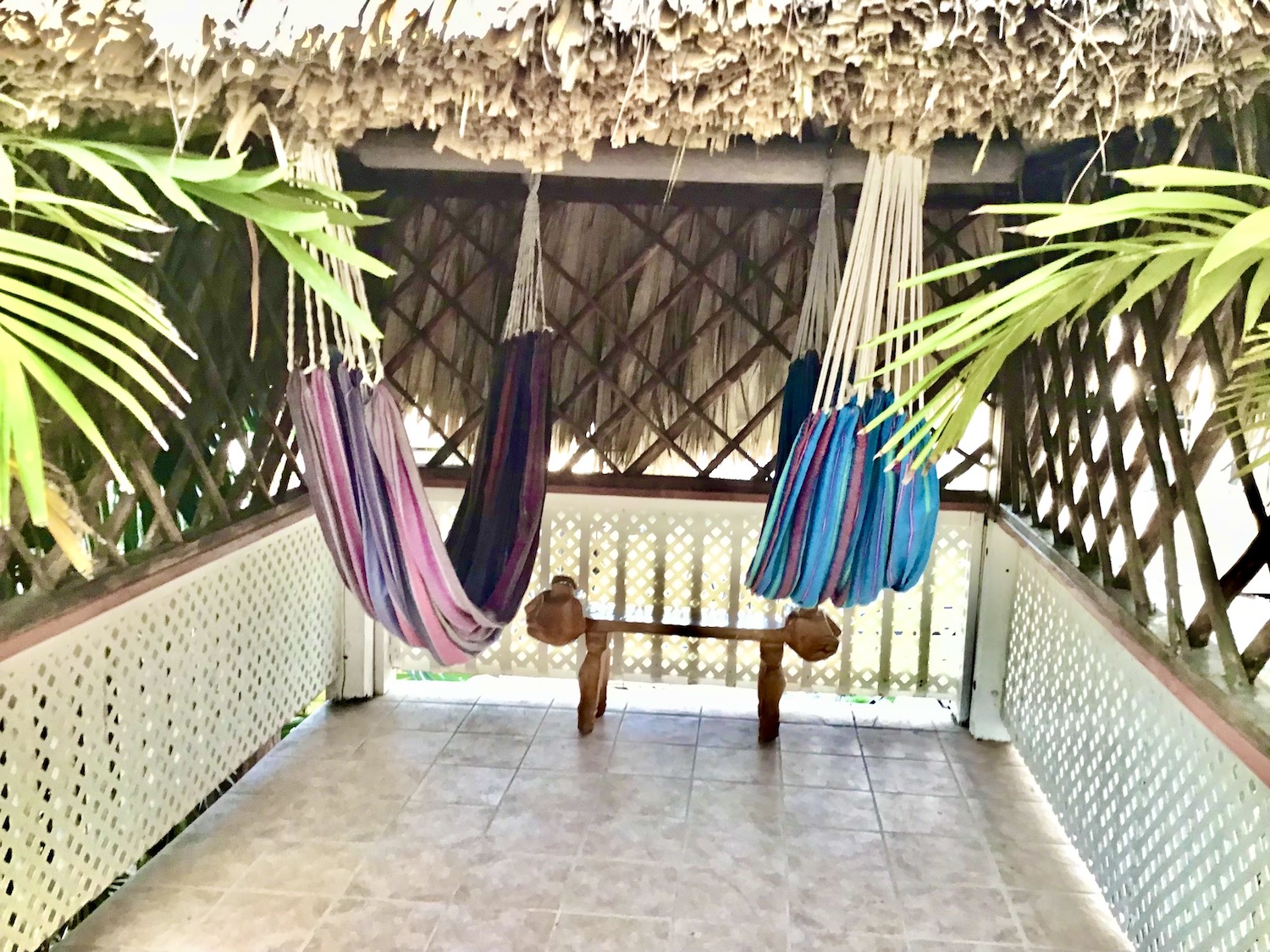 Relaxation area, rear veranda